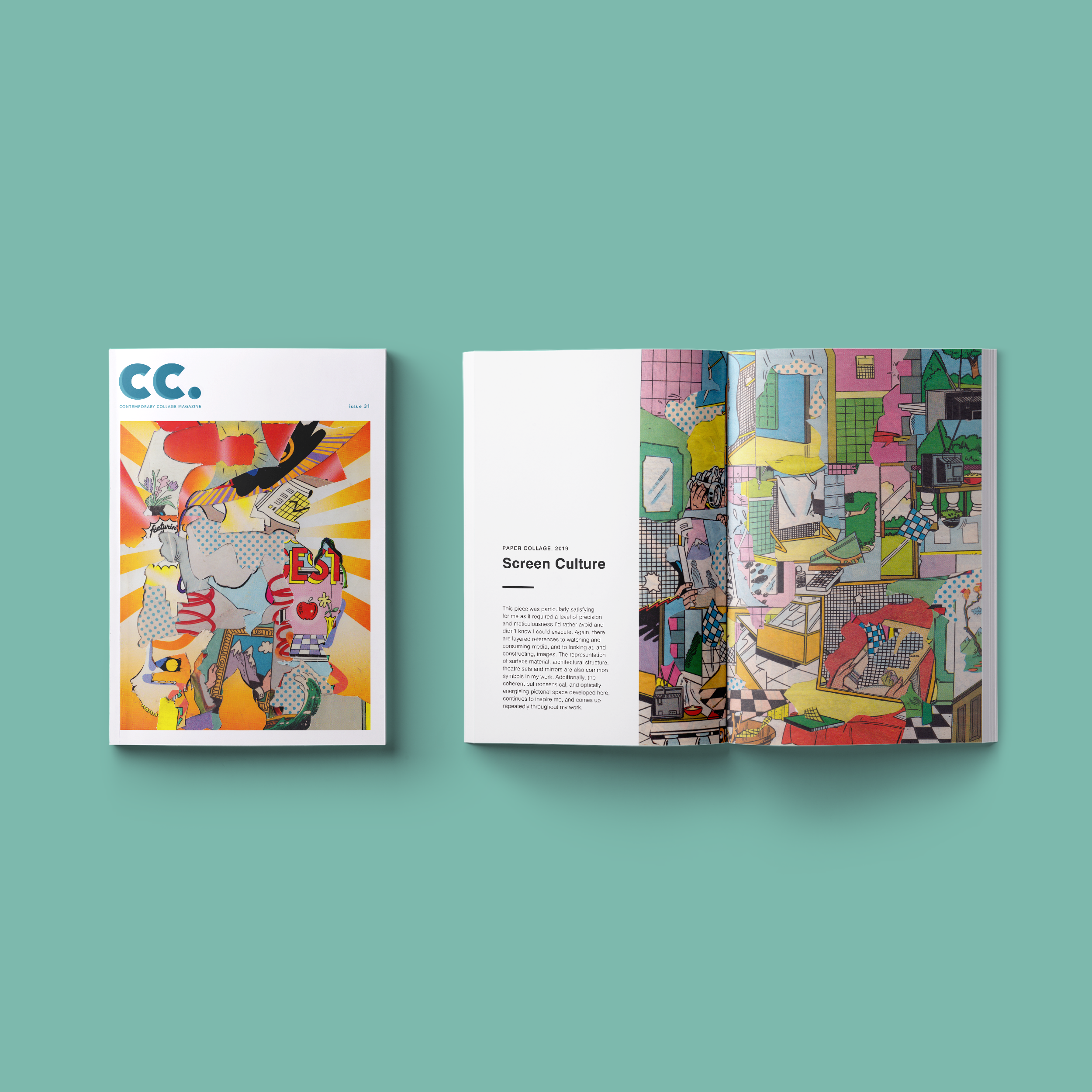 Contemporary Collage Magazine print issue #2 — Contemporary